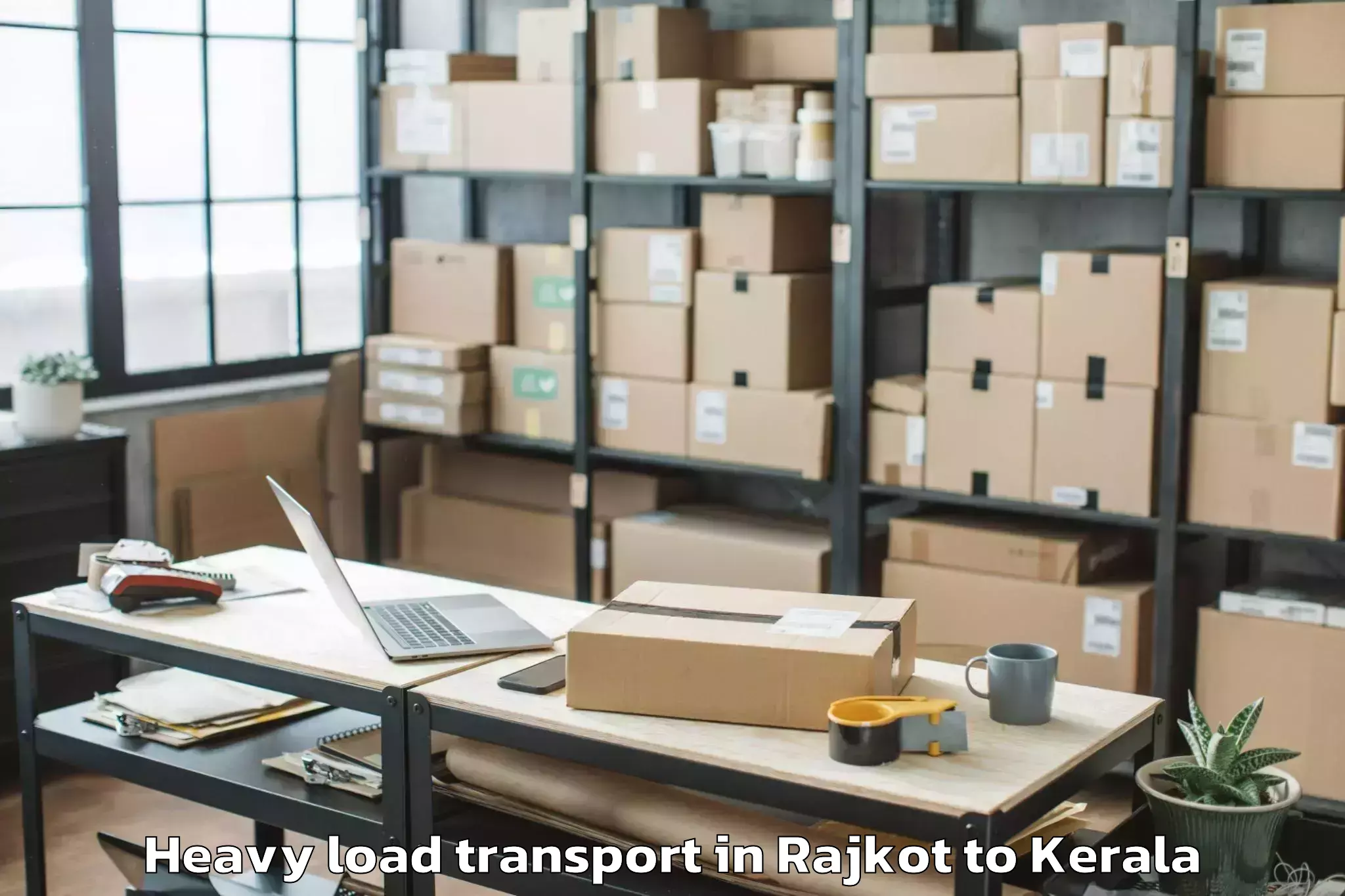 Efficient Rajkot to Ayoor Heavy Load Transport